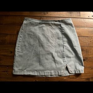 Denim Mini Skirt